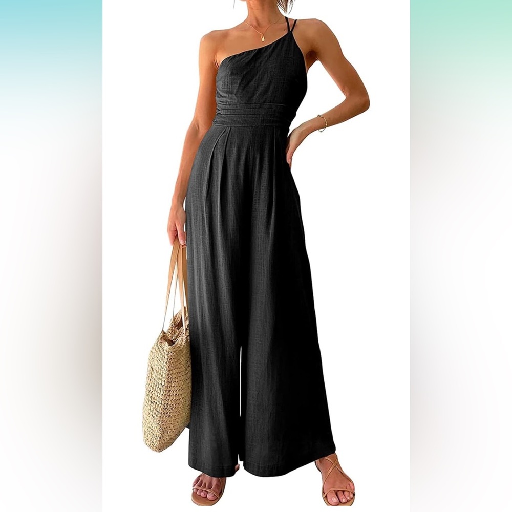 One Shoulder Jumpsuit